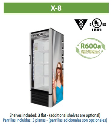 X-8 Visual Merchandiser (10 cu ft)