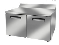 2-Door Freezer with Prep Table